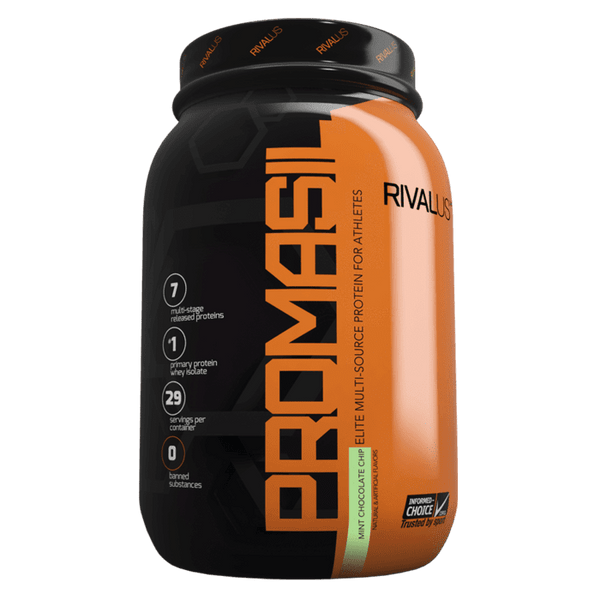 Rivalus Promasil Protein Powder - Mint Chocolate Chip Image 1