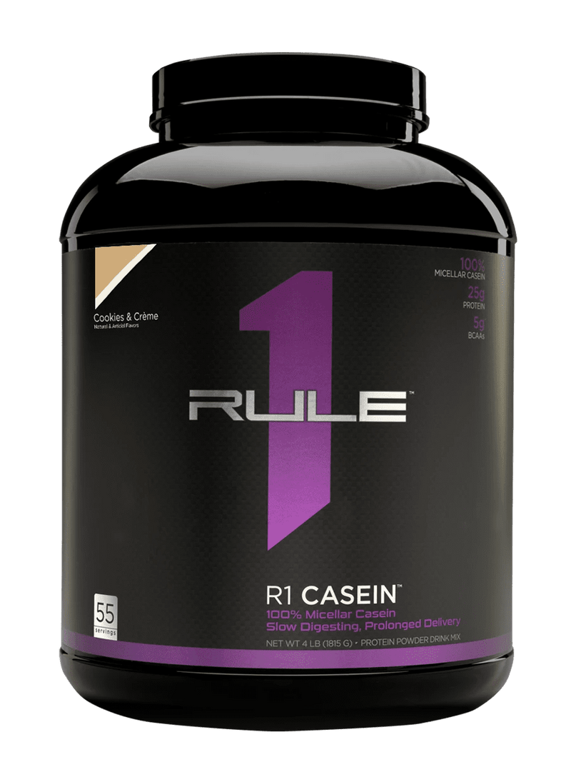 Rule One Casein Protein Powder - Cookies & Creme 4 lbs Image 1