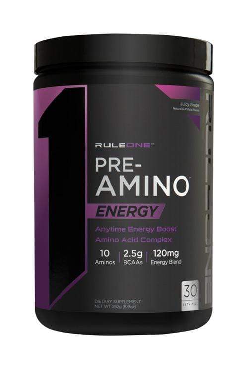 Rule One Pre-Amino Energy Powder - Juicy Grape 252 g Image 1