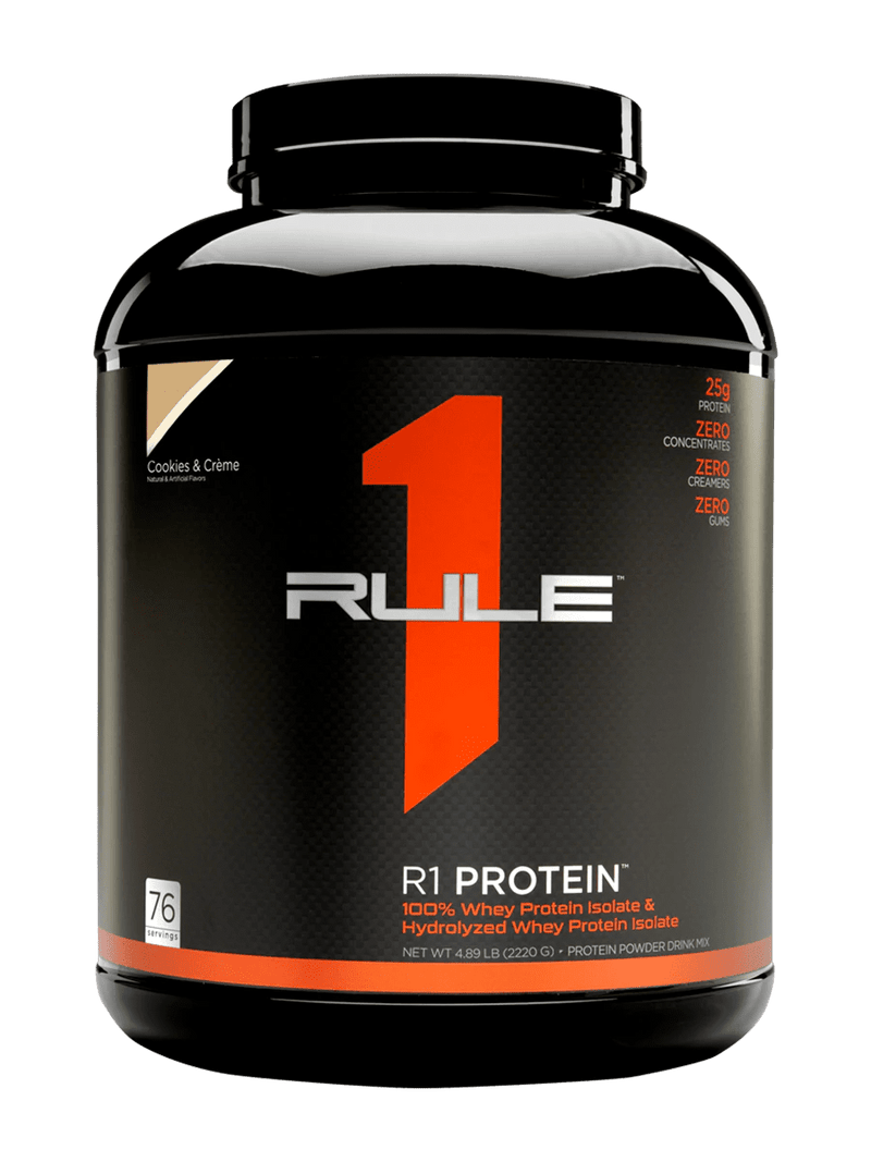 Rule One Protein Whey Isolate Hydrolysate Powder - Cookies and Creme Image 1