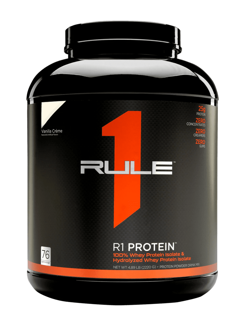 Rule One Protein Whey Isolate and Hydrolysate Powder - Vanilla Creme Image 1