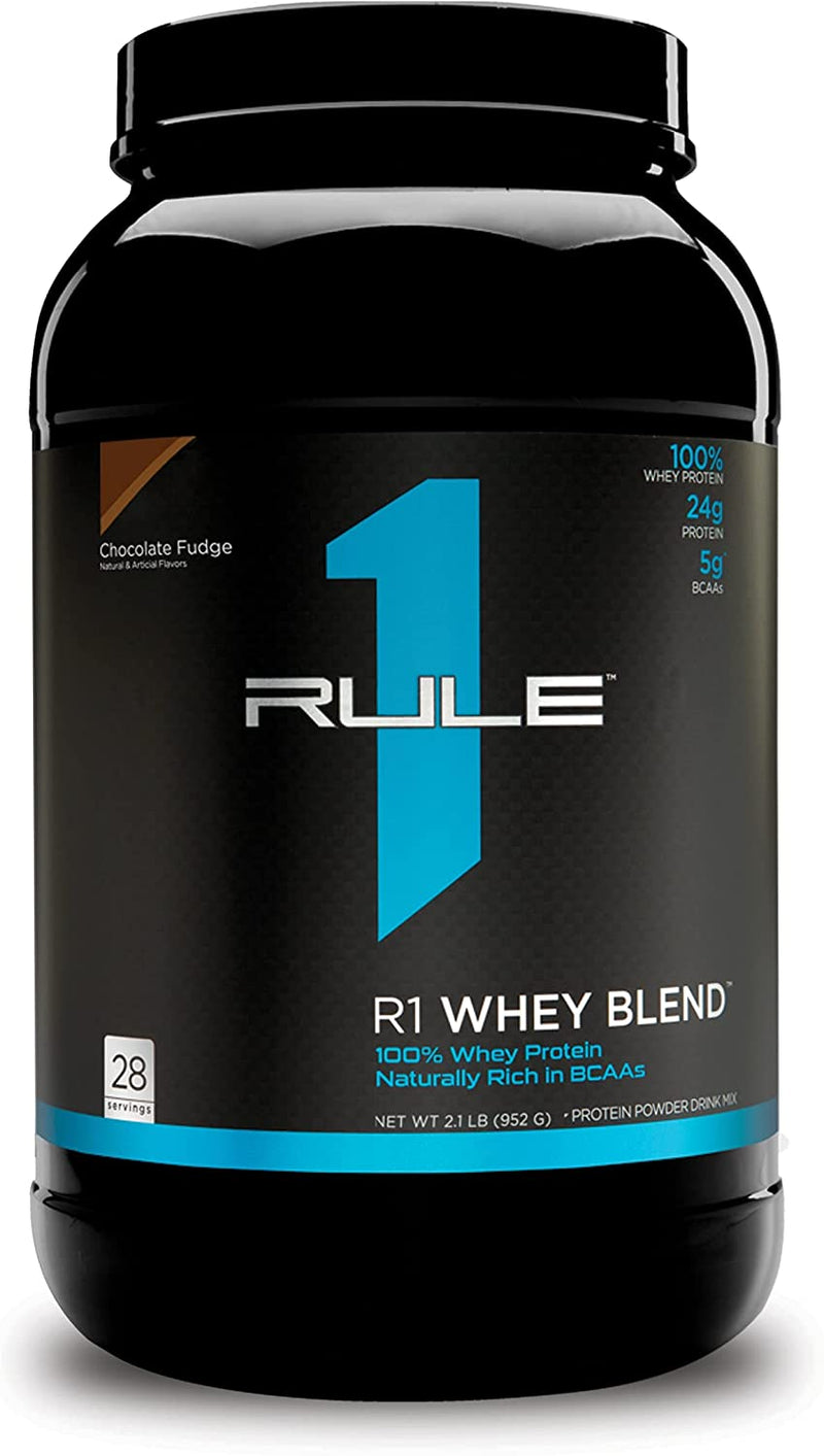 Rule One Whey Blend Protein Powder - Chocolate Fudge Image 1