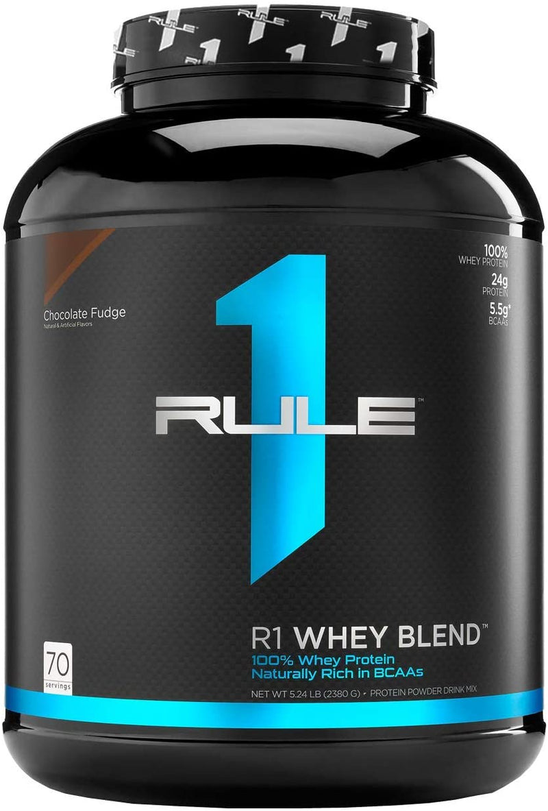 Rule One Whey Blend Protein Powder - Chocolate Fudge Image 2