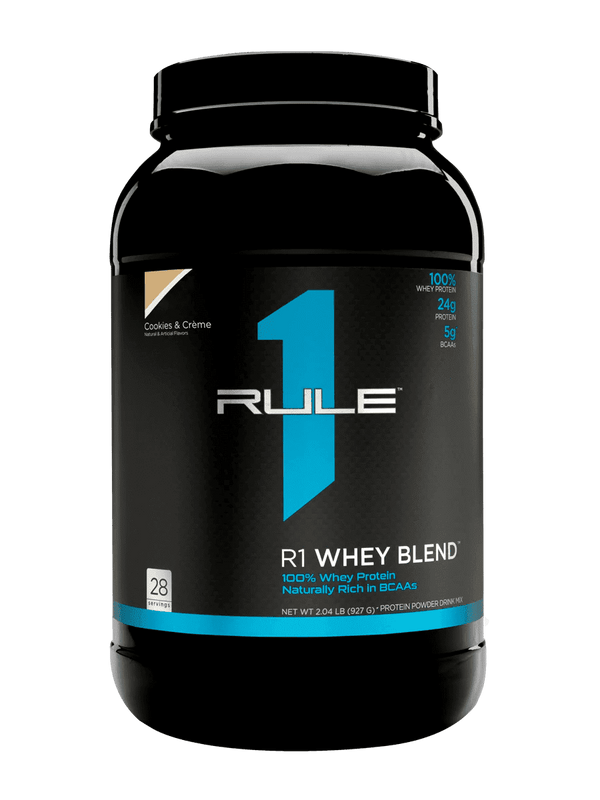 Rule One Protein Whey Blend Protein Powder - Cookies and Creme (2.04 lbs) [Clearance]