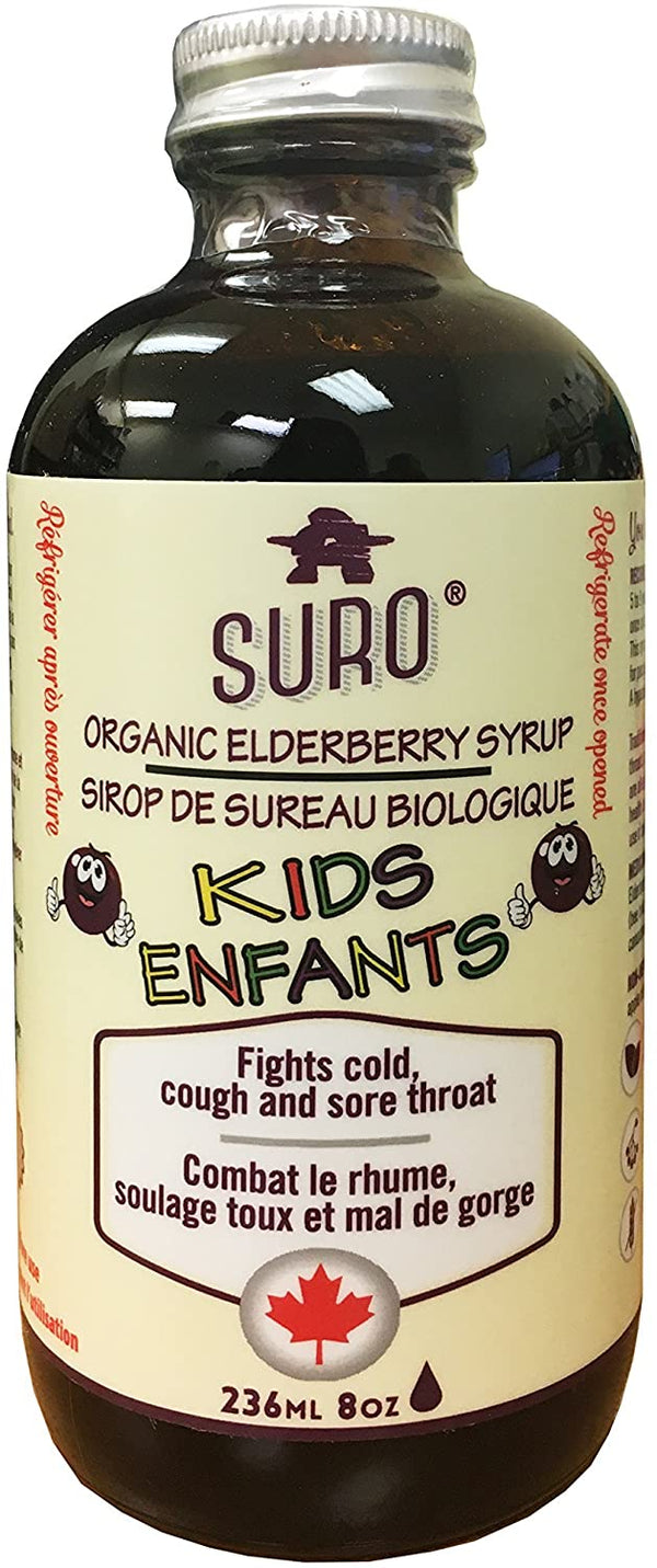 SURO Organic Elderberry Syrup for Kids 236 mL Image 1