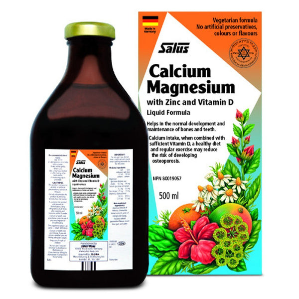 Salus Calcium Magnesium with Zinc & Vitamin D Liquid Formula Image 1