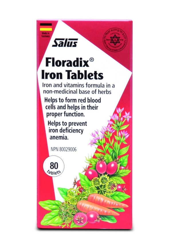 Salus Floradix Herbal Extract Iron Tablets Image 1