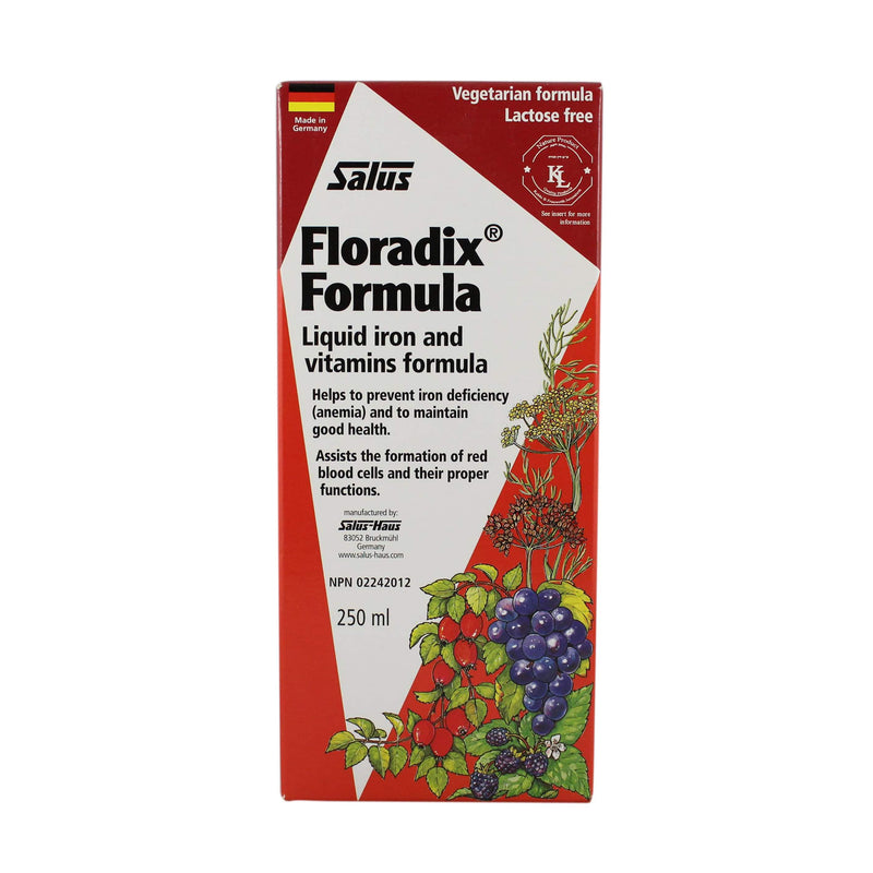 Salus Floradix Lactose-Free Liquid Formula 250 mL Image 1
