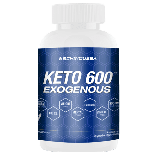 Schinoussa Keto 600 Exogenous 75 Vegan Caps Image 1