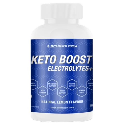 Schinoussa Keto Boost Electrolytes+ Powder - Natural Lemon 100 g Image 1