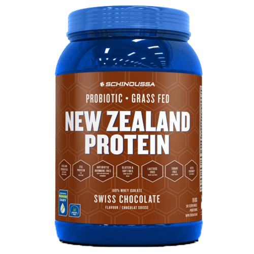 Schinoussa New Zealand 100% Whey Isolate Protein Powder - Swiss Chocolate 910 g Image 1