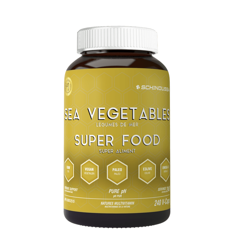 Schinoussa Sea Vegetables Super Food Pure pH 240 VCaps Image 1