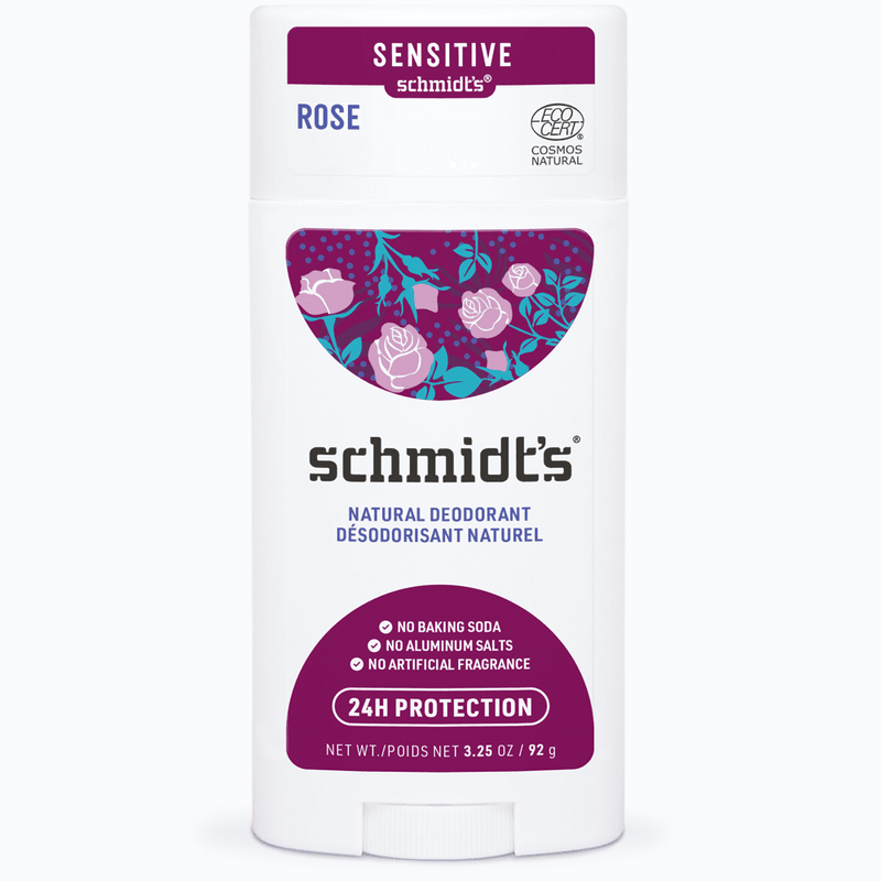 Schmidt's Natural Deodorant For Sensitive Skin Rose 92 g Image 1
