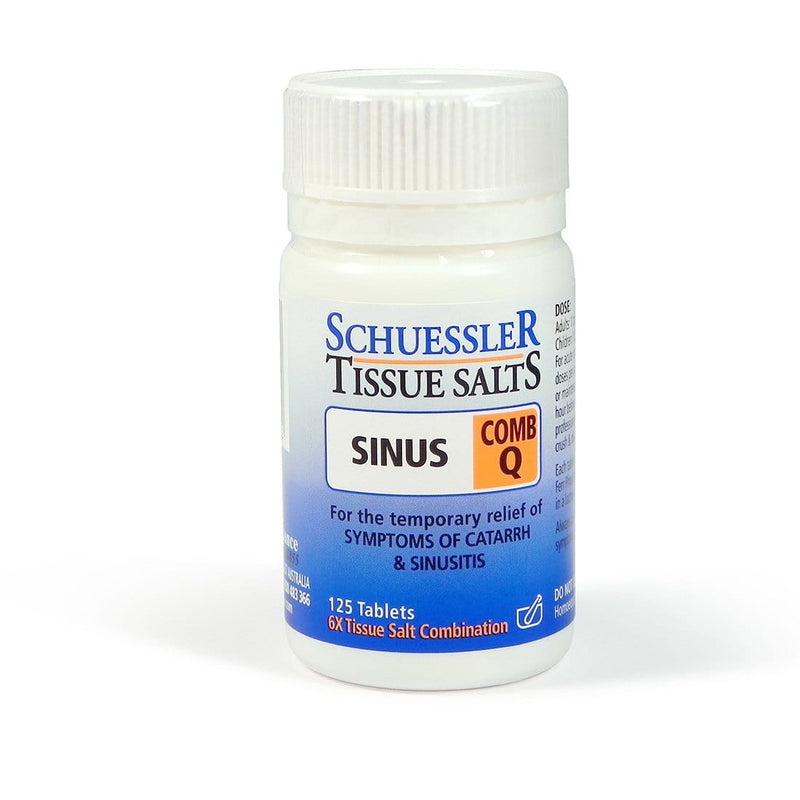 Schuessler Tissue Salts Comb Q Sinus 125 Tablets Image 1