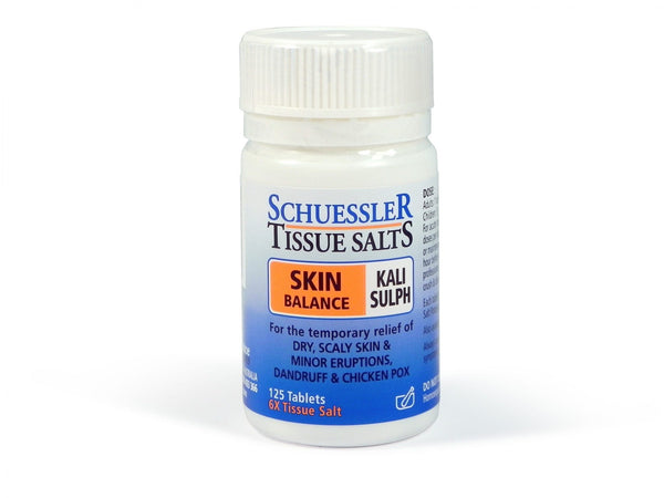 Schuessler Tissue Salts Kali Sulph Skin Balance 125 Tablets Image 1