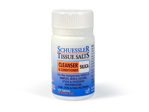 Schuessler Tissue Salts Silica Cleanser & Conditioner 125 Tablets Image 1