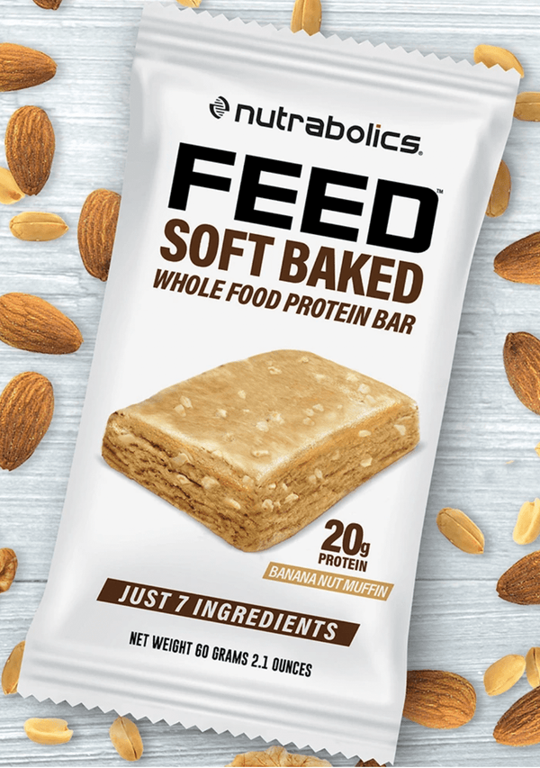 Nutrabolics FEED Soft Baked Protein Bar 20 g protein - Banana Nut Muffin