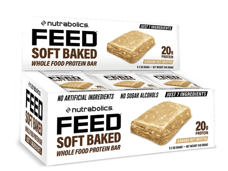 Nutrabolics FEED Soft Baked Protein Bar 20 g protein - Banana Nut Muffin