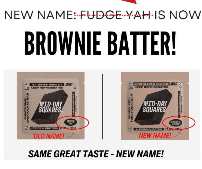 Mid-Day Squares - Brownie Batter