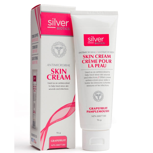 Silver Biotics Antimicrobial Skin Cream - Grapefruit 96 g Image 1