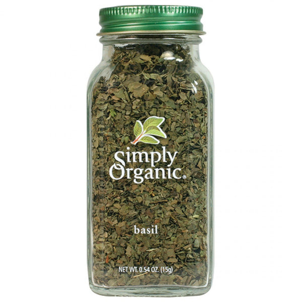 Simply Organic Basil 15 g Image 1