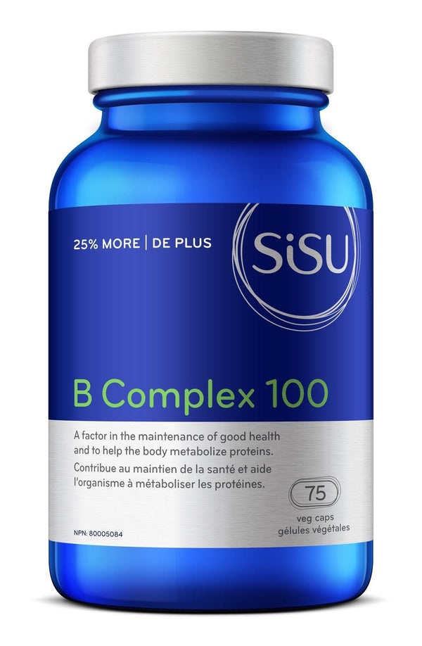 Sisu B Complex 100 BONUS SIZE 75 VCaps Image 1