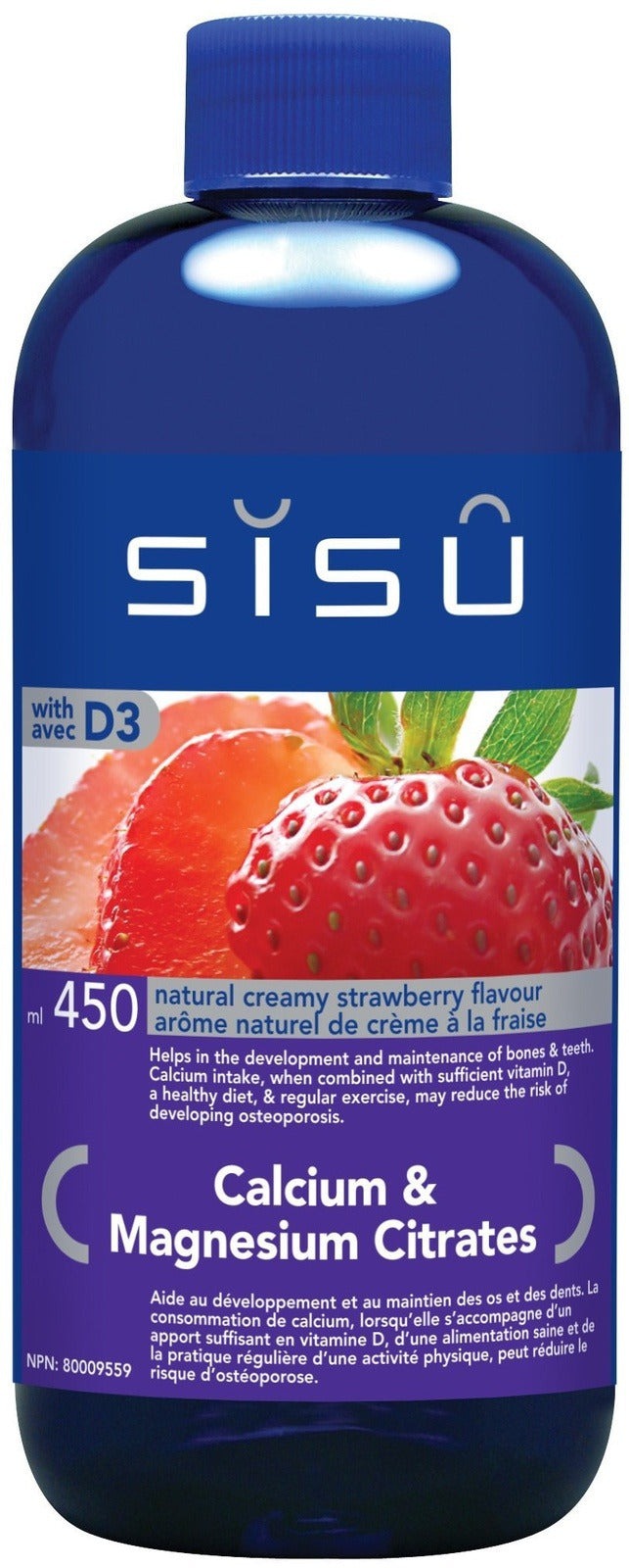 Sisu Cal Mag Citrates - Creamy Strawberry 450 mL Image 1
