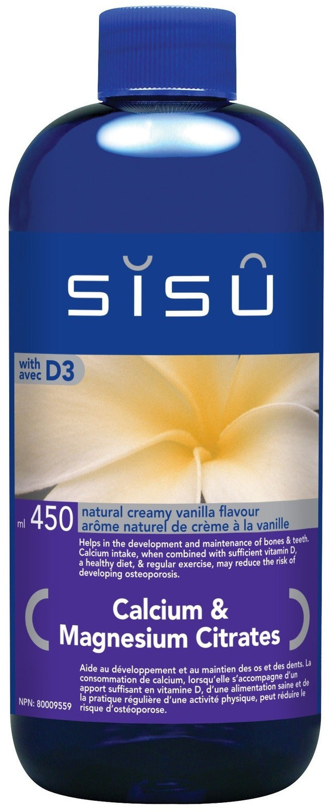 Sisu Cal Mag Citrates - Creamy Vanilla 450 mL Image 1