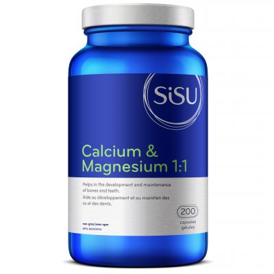Sisu Calcium & Magnesium 1:1 Capsules Image 1