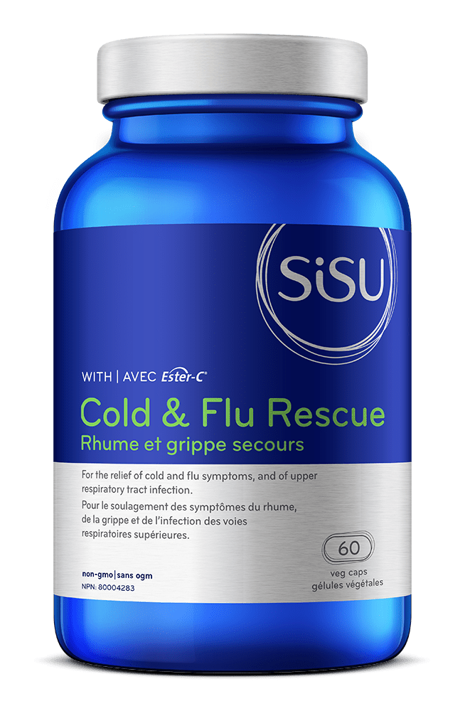 Sisu Cold & Flu Rescue with Ester-C 60 VCaps Image 1