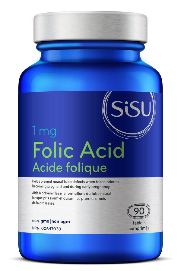 Sisu Folic Acid 1 mg 90 Tablets Image 1