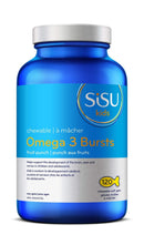 Sisu Kid's Chewable Omega 3 Bursts - Fruit Punch 120 Softgels Image 1