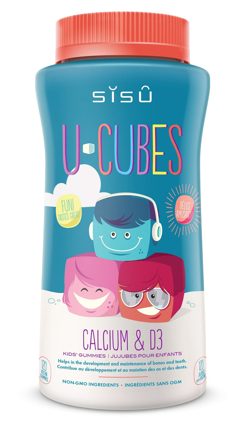 Sisu Kids U-Cubes Calcium & D3 120 Gummies Image 1