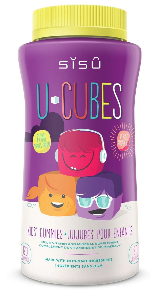 Sisu Kids U-Cubes Multivitamin and Mineral Supplement 120 Gummies Image 1