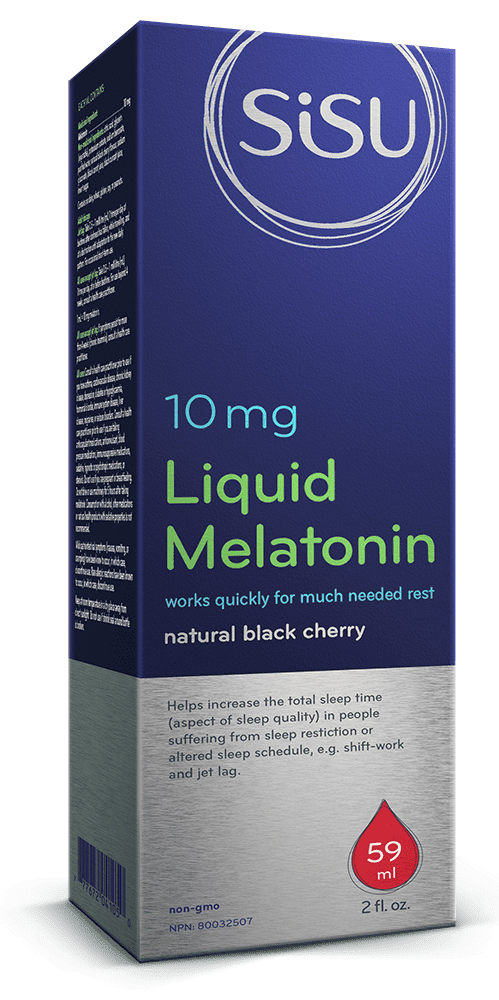 Sisu Liquid Melatonin 10 mg - Black Cherry 59 mL Image 1