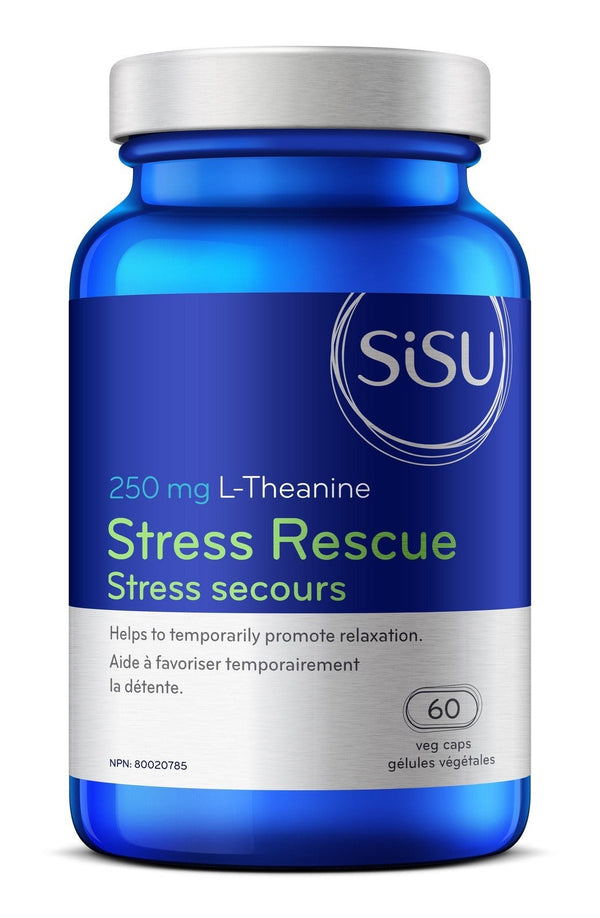 Sisu Stress Rescue 250 mg L-Theanine 60 VCaps Image 1