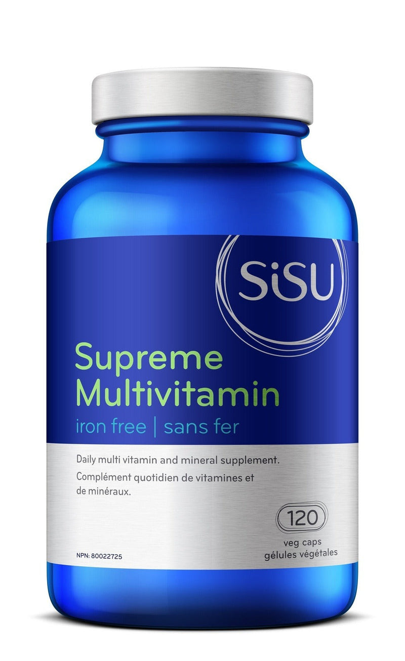 Sisu Supreme Multivitamin Iron Free 120 VCaps Image 1