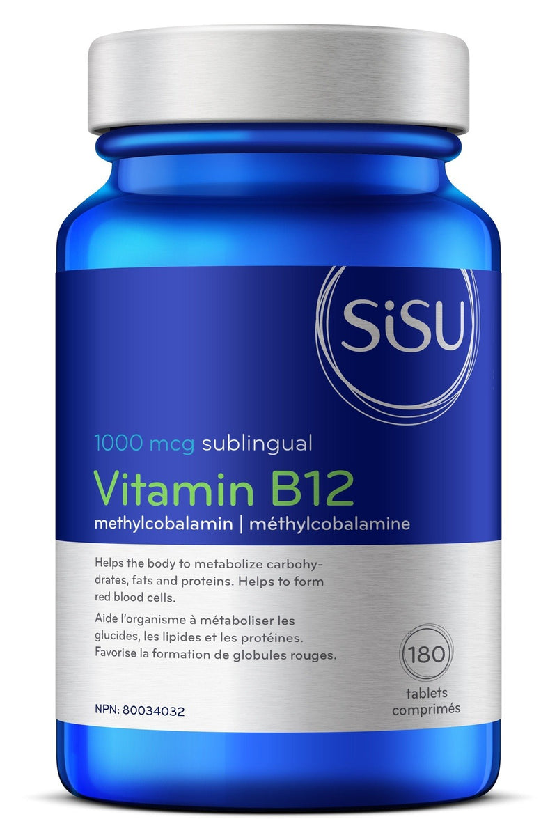 Sisu Vitamin B12 1000 mcg Sublingual BONUS SIZE 180 Tablets Image 1