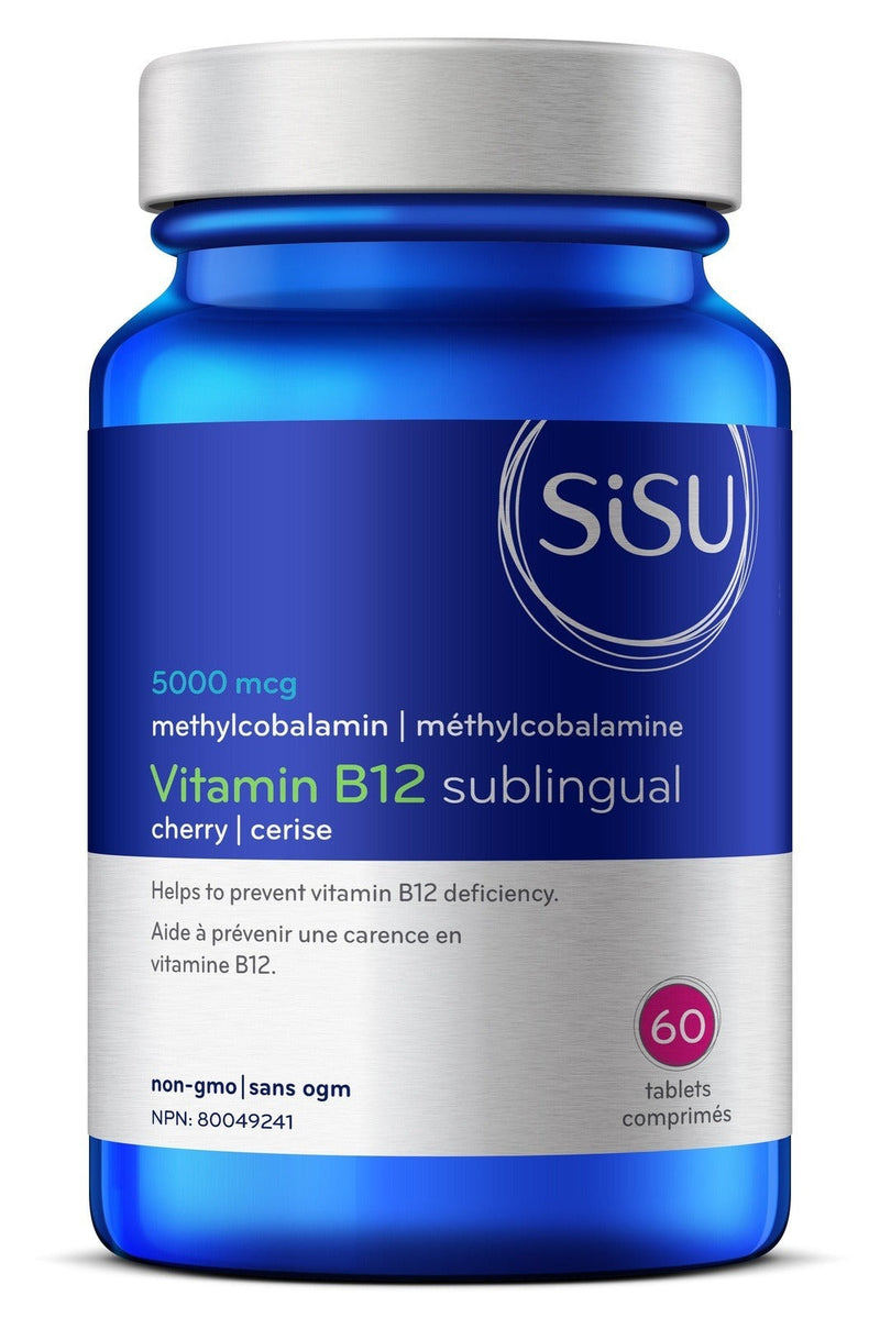 Sisu Vitamin B12 5000 mcg Sublingual 60 Tablets Image 1