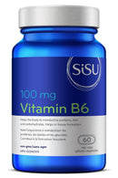 Sisu Vitamin B6 100 mg 60 VCaps Image 1