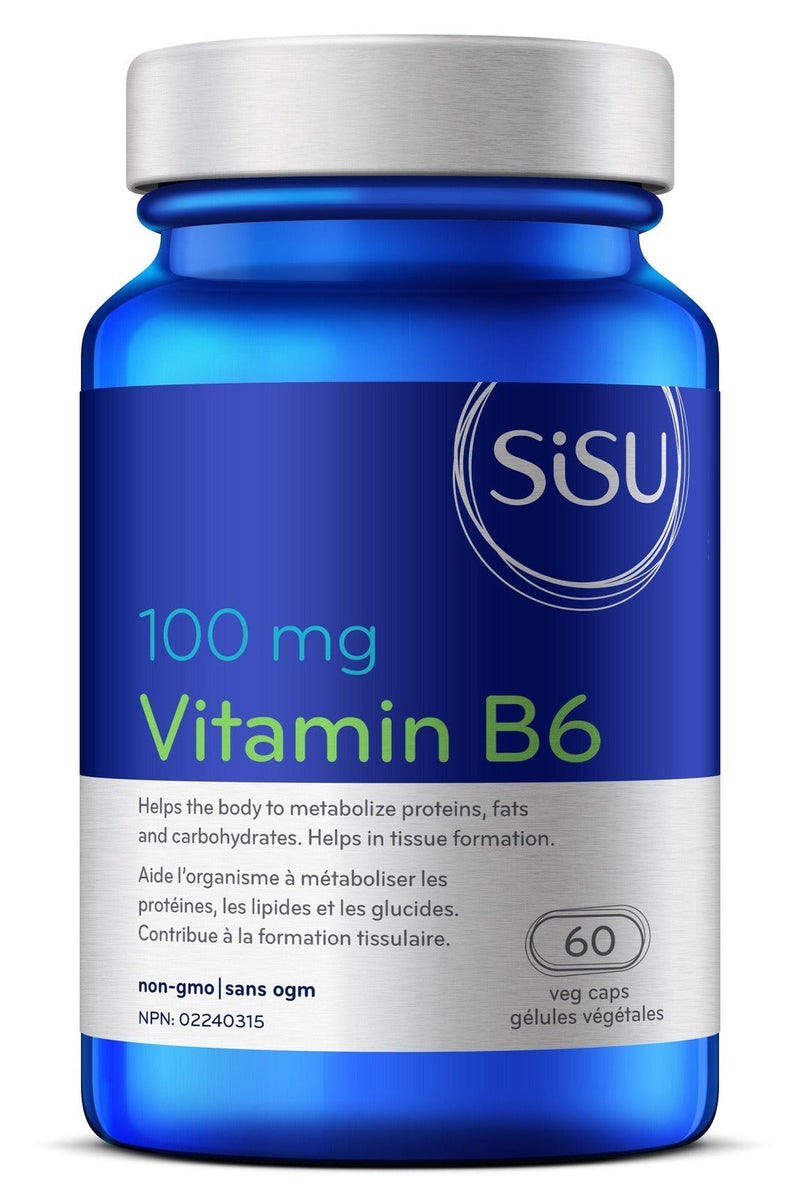 Sisu Vitamin B6 100 mg 60 VCaps Image 1