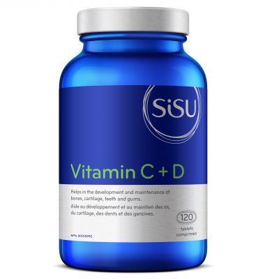 Sisu Vitamin C + D 120 Tablets Image 1