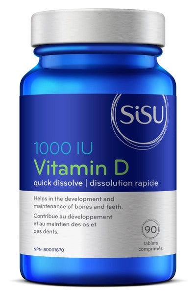 Sisu Vitamin D 1000 IU Tablets Image 1