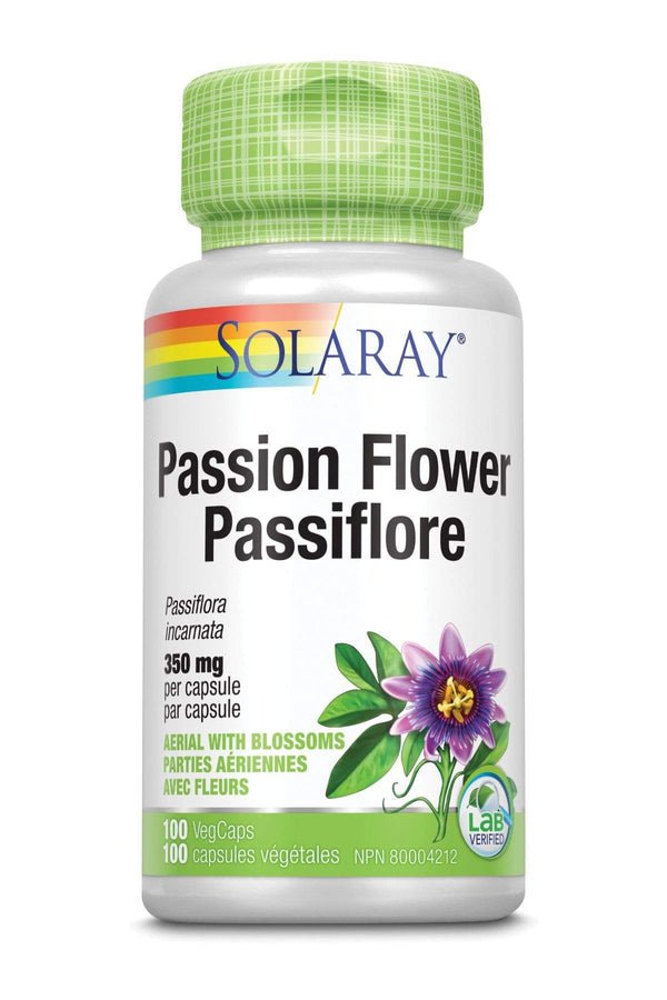 Solaray Passion Flower 350 mg 100 VCaps Image 1