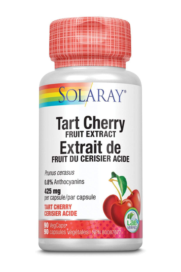 Solaray Tart Cherry Fruit Extract 425 mg 90 VCaps Image 1