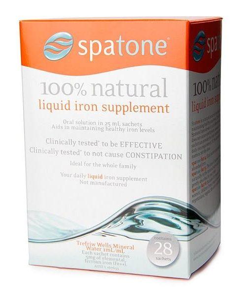 Spatone 100% Natural Liquid Iron Supplement 28 Sachets Image 1