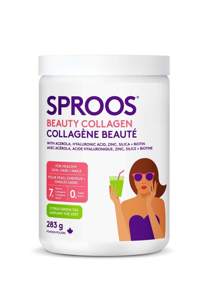 Sproos Beauty Collagen - Citrus Green Tea Powder 283 g Image 1
