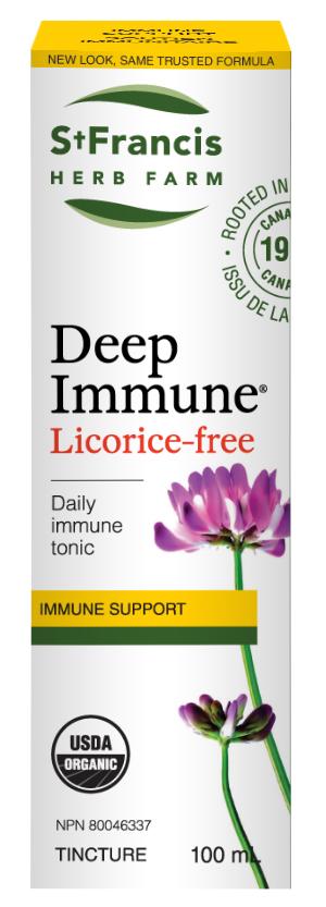 St. Francis Herb Farm Deep Immune Licorice-Free Tincture 100 mL Image 1