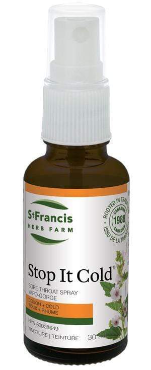St Francis Herb Farm Stop It Cold Spray Tincture 30 mL Image 1