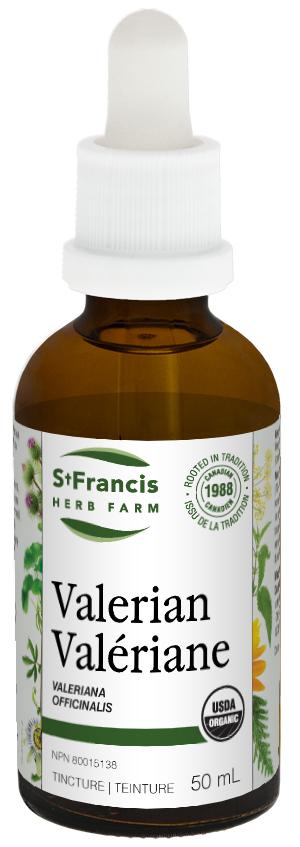 St Francis Herb Farm Valerian Tincture 50 mL Image 1